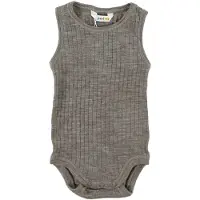 Joha Body u/æ - Uld - Brunmeleret - - 110 - Body U/Æ