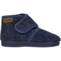 En fant Hjemmesko - Uld - Navy Melange - - 22 - Hjemmesko