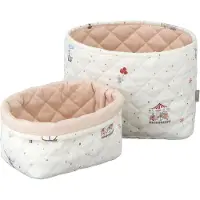 Cam Cam Opbevaringskurve - Quiltet - 22x15/24x17 cm - 2-pak - Ca - - OneSize - Opbevaring