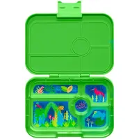 Yumbox Madkasse m. 5 Rum - Bento Tapas - 993 ml - Jurassic Green - - OneSize - Madkasse