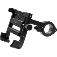 FIXED Bikee ALU 2 - Cykelholder for mobiltelefon - aluminium - from 4 to 6.8 - sort