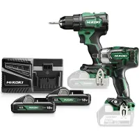 HiKOKI KC18DE WFZ 18V sæt (DS18DD + WH18DD) 2x4,0Ah HSC