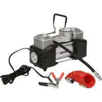 YATO bildækskompressor med LED-lampe 250 W