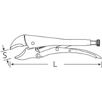 Stahlwille Stål Will 65642300 Gribetang