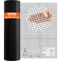 Vevor Hardware-dug, 1220 x 30480 mm galvaniseret trådnetrulle, 19 Gauge hønsenetrulle, vinylbelagt metaltrådnet til hønsehusbarriere, kaninslangehegn, fjerkræindhegninger