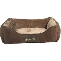 Scruffs & Tramps Chester Box Bed hundekurv chocolate