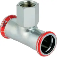 Geberit Tee FZ 88,9-3/4-88,9 mm med muffe på grenen mapress