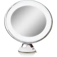RIO Beauty Vanity Mirror With Led Lighting, 7 X 7 X 20 Cm, White