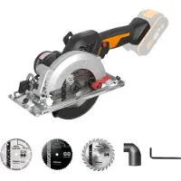 WORX diskinis pjūklas WX531.9 500 W 20 V 120 mm