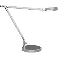 Unilux Senza LED bordlampe asymmetrisk sølv