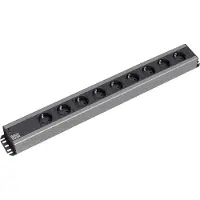Bachmann craftsman strip 9-way 90, sort 2,0 m. uden kontakt
