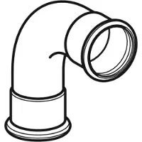 Geberit 31106, 90°, 68 mm, 42 mm