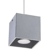 Sollux Pendellampe QUAD 1 - Grå