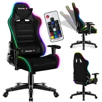 Huzaro Ranger 6.0 RGB, Universal gamingstol, 130 kg, Spand (vugge) sæde, Polstret ryglæn, 100 cm, 160 cm