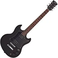 Gear4Music Brooklyn Elektrisk Guitar fra Sort