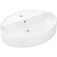 Hansgrohe Håndvask Xuniva D oval m/hh m/overl hvid