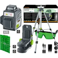 Laserliner cross line leveler PocketCross 3G med stativ og tilbehør