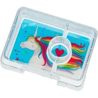 Yumbox Indsatsbakke m. 3 Rum - Snack - Magical Unicorn - - OneSize - Madkasse
