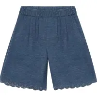 Minymo Shorts - Hulmønster - Bermuda - Faded Denim - - 3 år (98) - Shorts