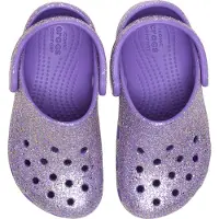Crocs Sandaler - Classic Fantasy Glitter Clog T - Lilla - - 19/20 - Sandal