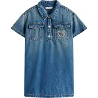 Tommy Hilfiger Denimkjole - Island Blue - - 10 år (140) - Kjole