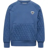 Hummel Sweatshirt - HmlMini - Quiltet - Dutch Blue - - 68 - Sweatshirt