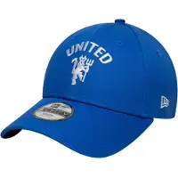 New Era Kasket - 9Forty - Manchester United - Blå m. Logo - - 6-12 år (116-152) - Kasket