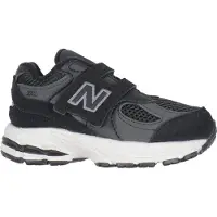 New Balance New Balanceunisex til børn. IV2002V1 Læder sneakers 2002 Hook & Loop sort (21), Fast, Ruskind, Velcro, Casual, børnetøj