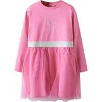 Name it Kjole - NmfPnastar - Pink Cosmos - - 2 år (92) - Kjole