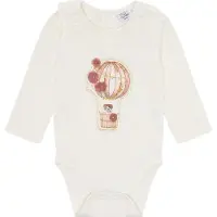 Hust and Claire Body l/æ - HCBritt - Sugar m. Print - - 1 år (80) - Body L/Æ