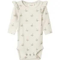 Lil´ Atelier Lil' Atelier Body l/æ - Noos - Rib - NbfGavo - Pastel Parchment/ - - 74 - Body L/Æ