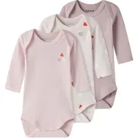 Name it Sparkedragt/Body lyserød / gammelrosa / pastelpink / rød