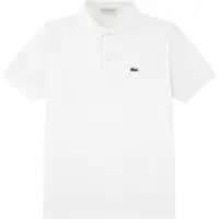 Lacoste Polo - Piqué - Hvid - - 14 år (164) - Polo