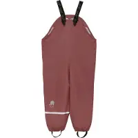 CeLaVi Regnbukser m. Seler - Recycled PU - Rose Brown - - 70 - Regnbukser