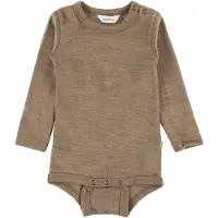 Joha Body l/æ - Uld/Silke - Beige Melange - - 90 - Body L/Æ