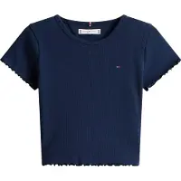 Tommy Hilfiger T-shirt - Rib - Essential - Dark Night Navy - - 5 år (110) - T-Shirt