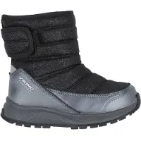 Viking Vinterstøvler - Equip Glitter Warm WP Pull-on - Sort - - 26 - Vinterstøvle