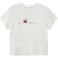 Sofie Schnoor T-shirt - Snow White/Cherry - - 8 år (128) - T-Shirt