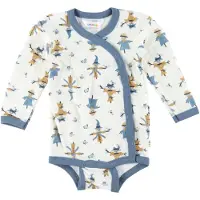 Joha Slå-om Body l/æ - Uld/Bambus - Off White - - 80 - Body L/Æ