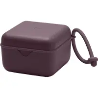 BIBS X Liberty Sutteboks - 7x7 cm - Plum - - OneSize - Opbevaring