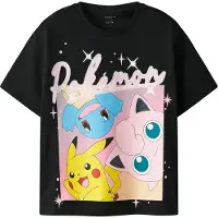 Name it Bluser & t-shirts 'NKFJydi Pokemon' blå / gul / lyserød / sort