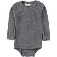 Joha Body l/æ - Uld/Silke - Mørkegrå - - 100 - Body L/Æ
