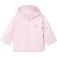 Adidas Dynejakke - Clear Pink/Hvid - - 4 år (104) - Dunjakke