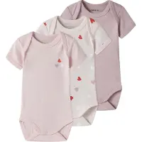 Name it Sparkedragt/Body lyserød / gammelrosa / pastelpink / rød