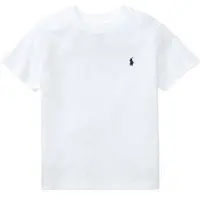 Ralph Lauren Polo Ralph Laurentil drenge. 322832904035 T-shirt i hvid bomuldsjersey (6años= 124/134cm), Casual, Klassisk, Korte ærmer, børnetøj