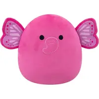Squishmallows 40 cm P25 Evelyn Elefant med Sommerfugleører