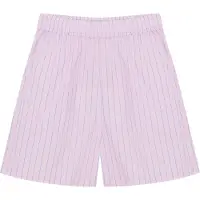Creamie Shorts - Poplin - Rose Pink m. Striber - - 8 år (128) - Shorts