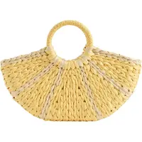 Molo Taske - Lemon Straw Bag - Lemon Cake - - OneSize - Taske