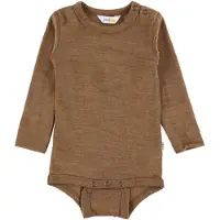 Joha Body l/æ - Uld - Varm Brun - - 50 - Body L/Æ