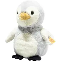 Steiff Bamse - 21cm - Lio Penguin - Lysegrå - - OneSize - Bamse